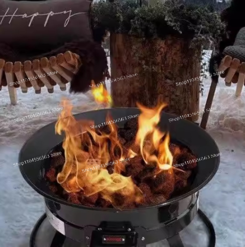 Outdoor Furniture And Fire Pit - Taşınabilir Propan Ateş Çukuru 58.000 BTU