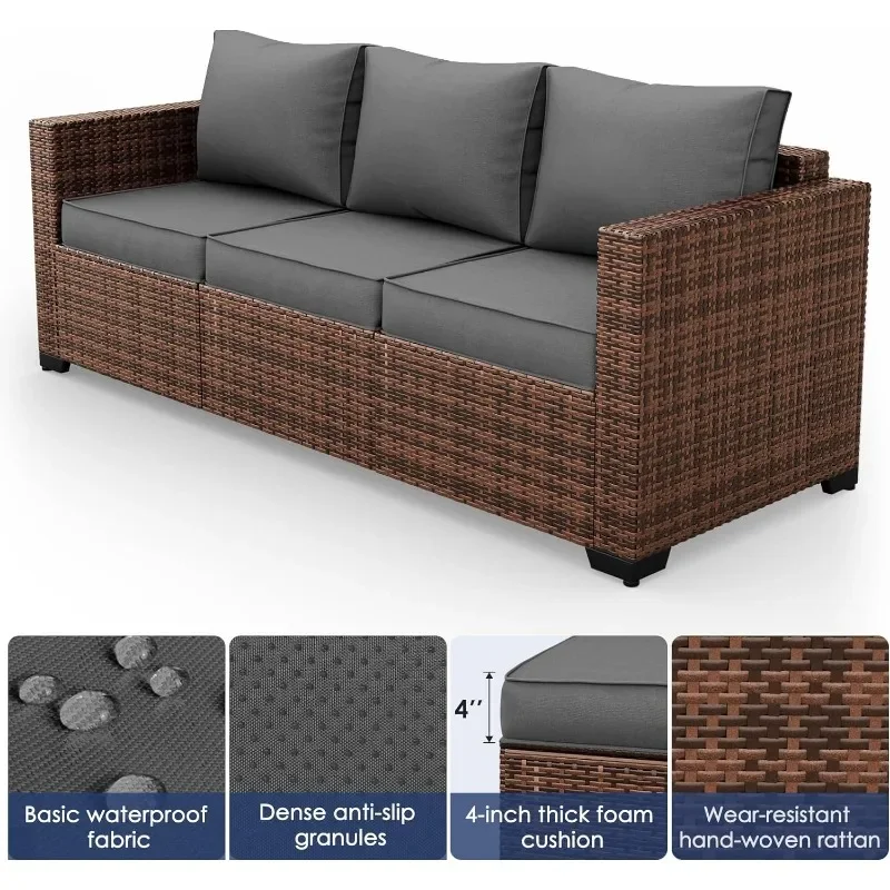 Outdoor Furniture And Fire Pit - Ateş Çukuru Masalı Mobilya Seti, 8'li