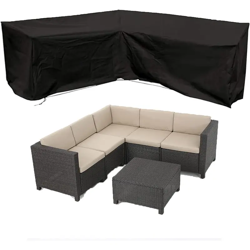 Outdoor Furniture Cover Xl - Anti-UV L Şekilli Dış Mekan Kanepe