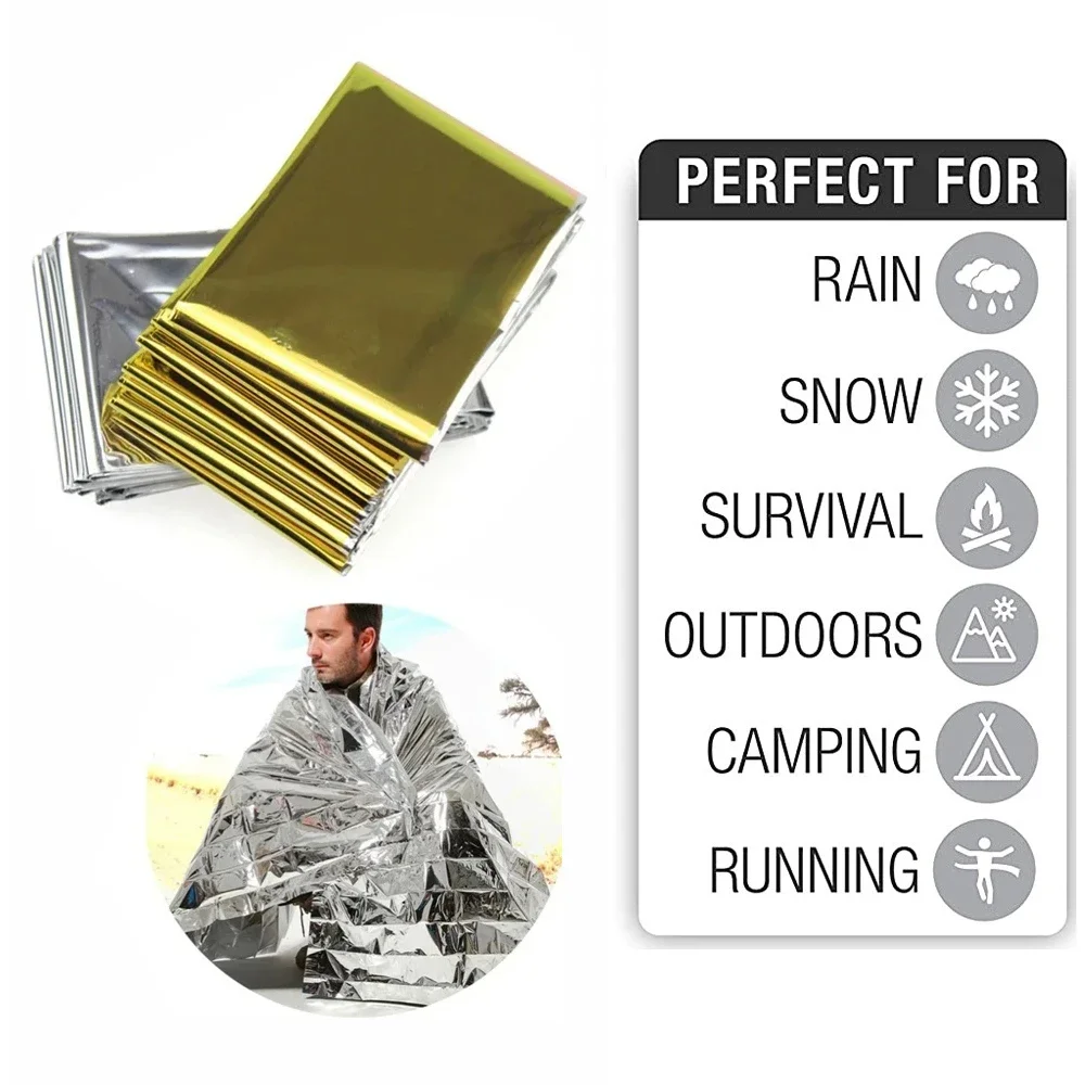 Outdoor Rug Waterproof - 5 adet acil durum termal battaniyesi