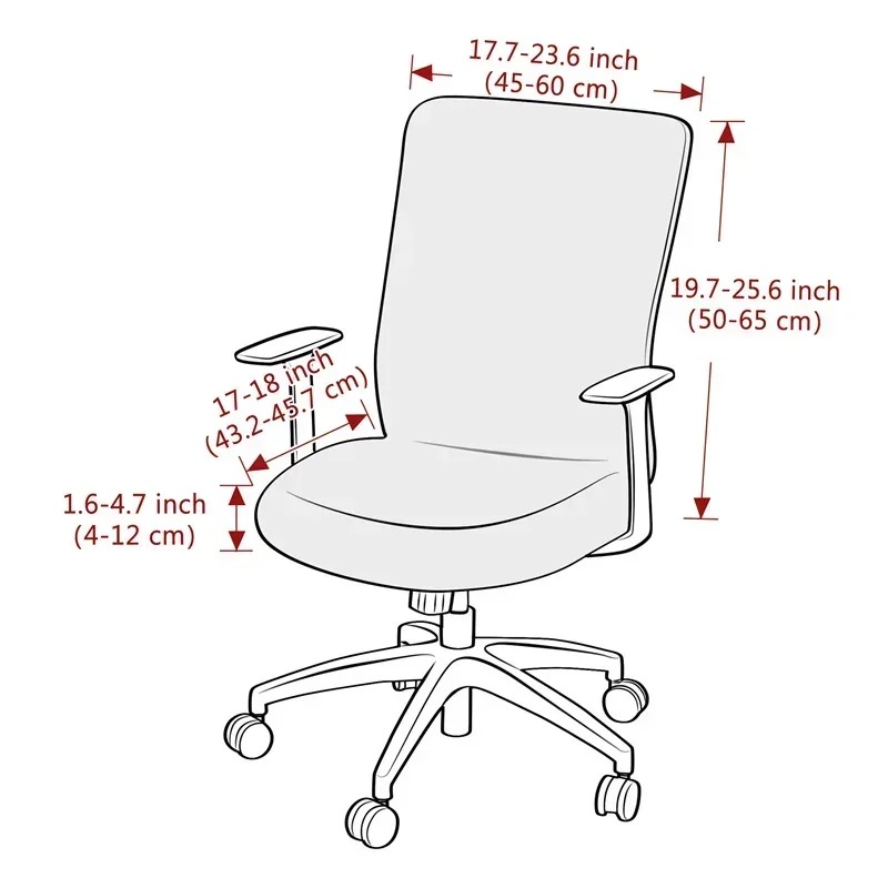 1 adet düz renk ofis koltuğu k - Outdoor Furniture Cover Xl incelemesi ve fiyatı