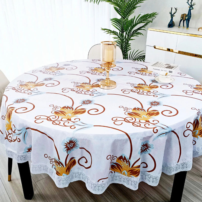 Pvc Çiçek Baskılı Yuvarlak Mas - Outdoor Furniture Year Round incelemesi ve fiyatı
