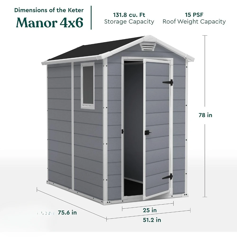 Bir Manor 4x6 Reçine Dış Mekan - Outdoor Furniture In Store incelemesi ve fiyatı