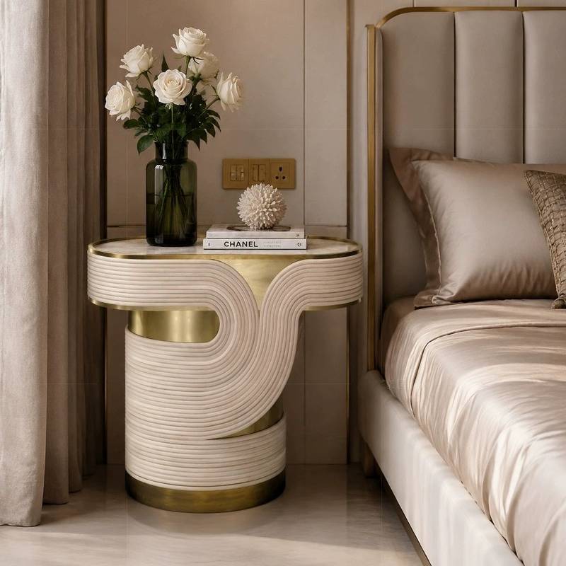 Oval Mermer Altın Sehpalar Dub - Outdoor Furniture Dubai incelemesi ve fiyatı