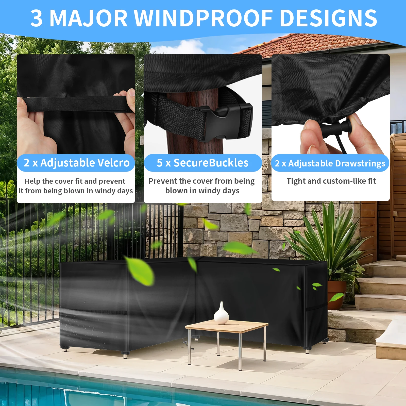 L Şeklinde Bahçe Kanepe Örtüsü - Outdoor Furniture Cover Xl incelemesi ve fiyatı