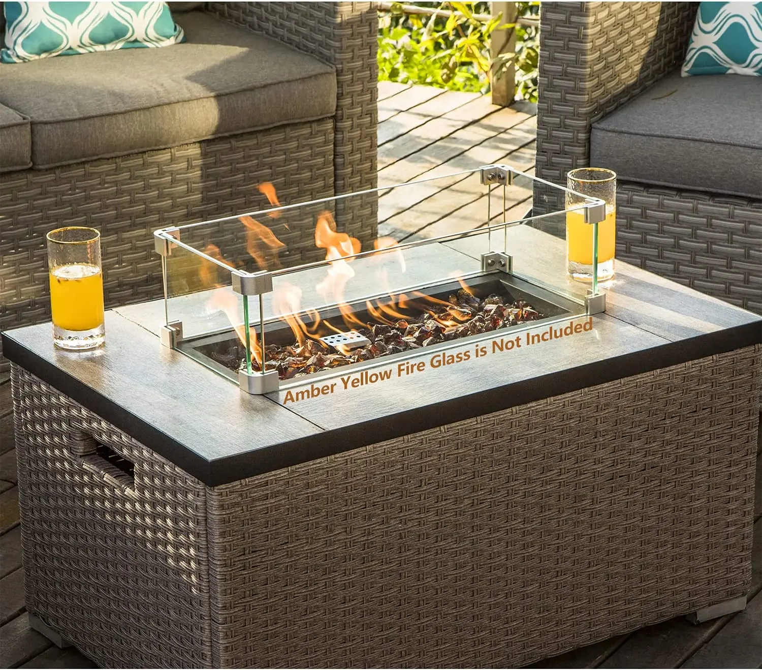 -Dış Mekan Mobilyası 5 Parça H - Outdoor Furniture And Fire Pit incelemesi ve fiyatı