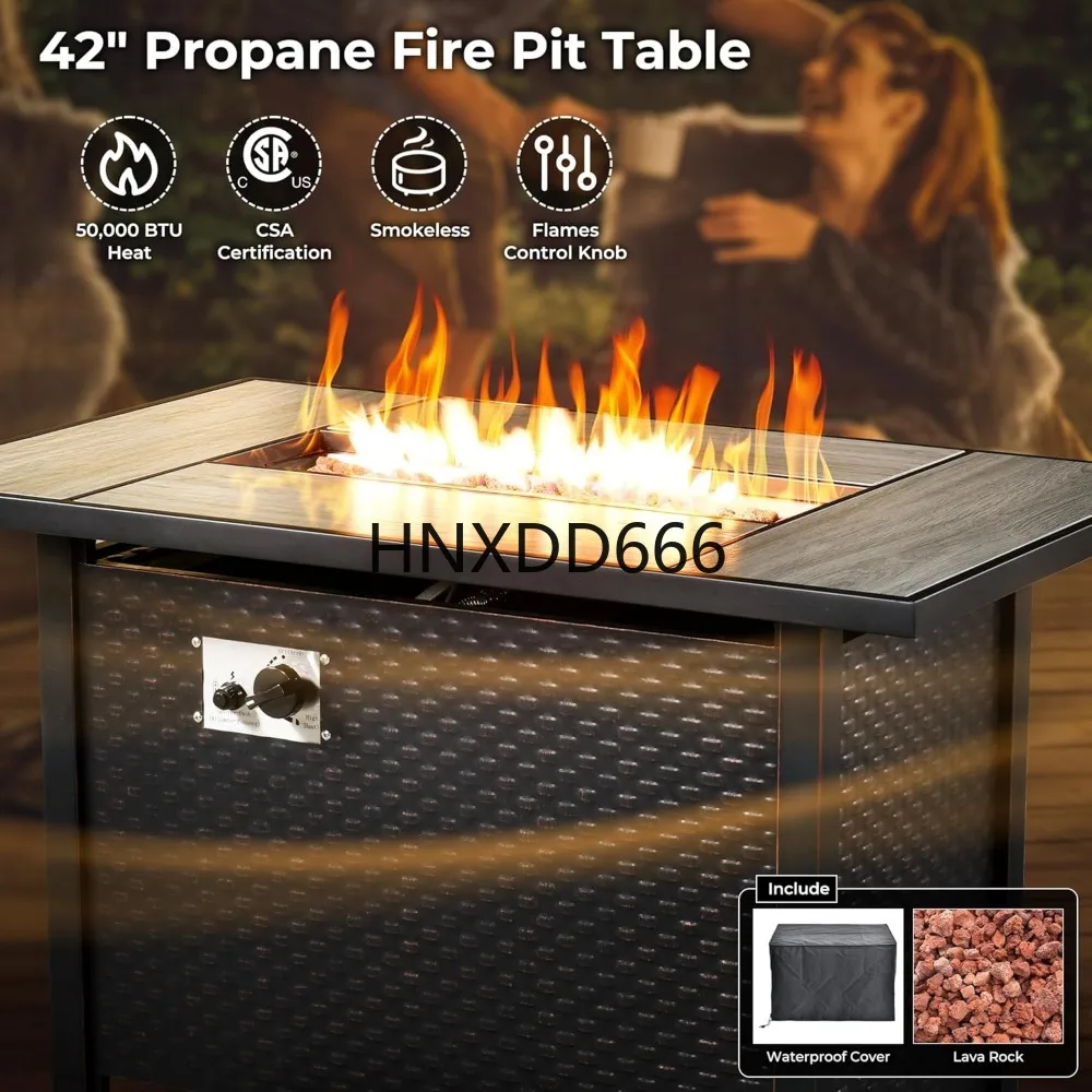 Açık Alan 8 Parçalı Bahçe Mobi - Outdoor Furniture And Fire Pit incelemesi ve fiyatı